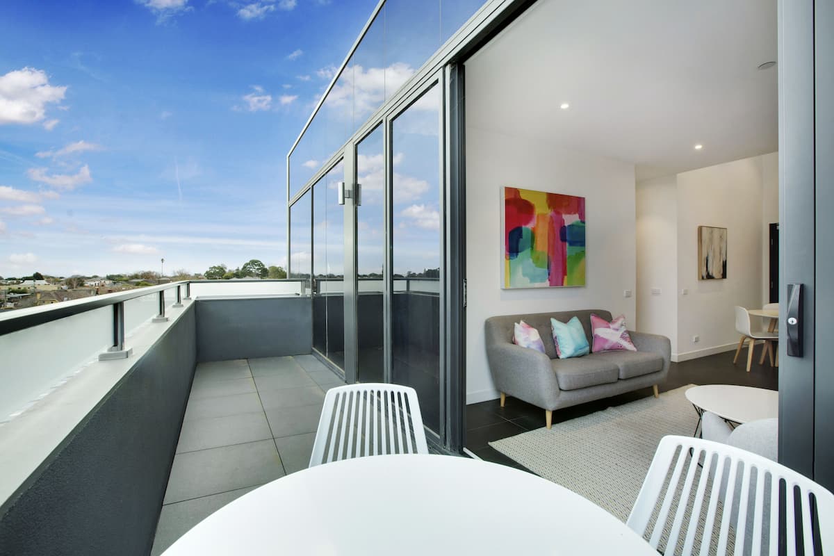 Superior Apartment, 2 Queen Beds | Balcony view