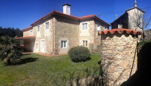 Restored house, environment Santiago de Compostela