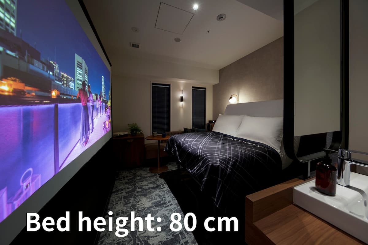 Premium bedding, blackout curtains, soundproofing, free WiFi