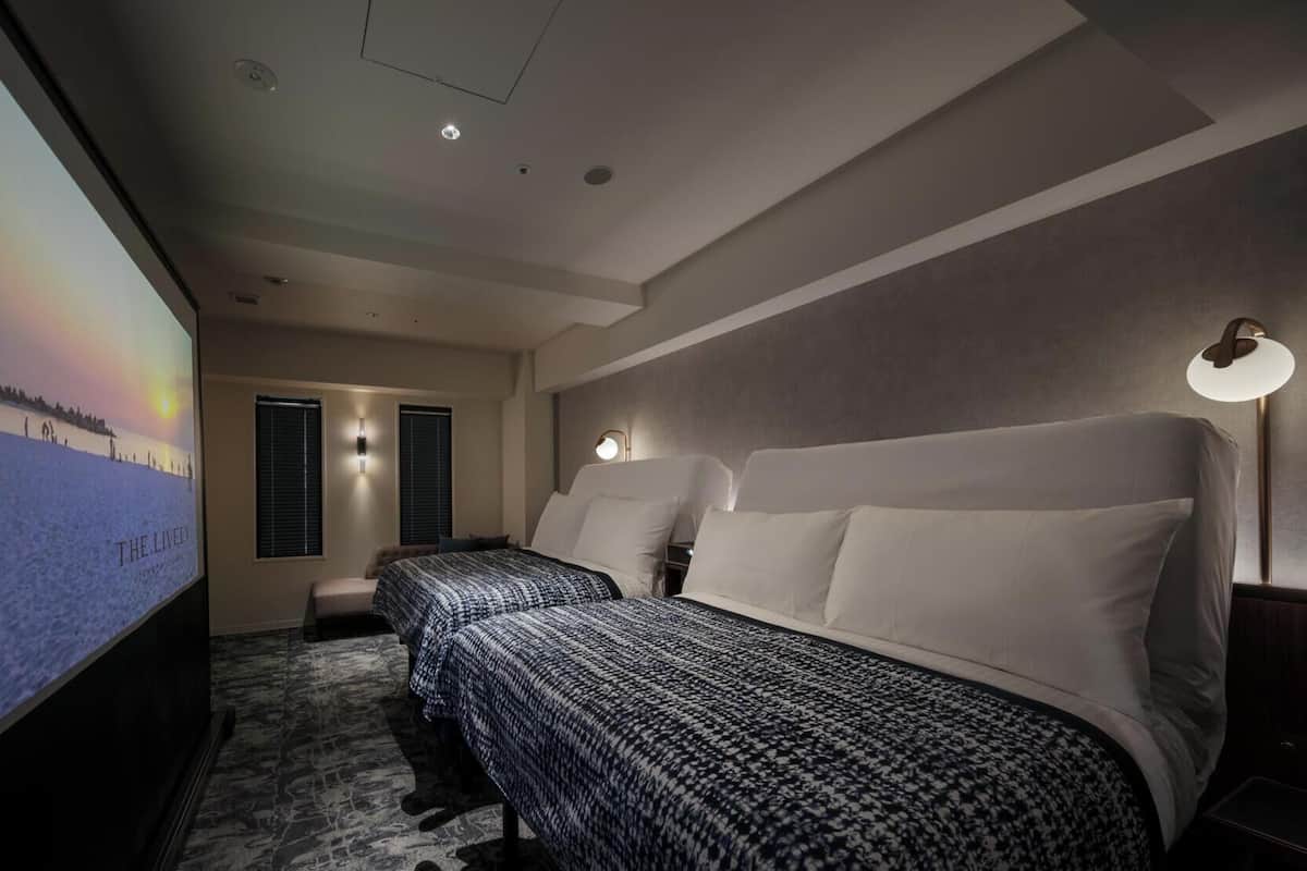 Superior Twin Room (Theatre Room with Projector) | Premium bedding, blackout drapes, soundproofing, free WiFi