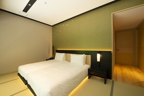 Premium-Suite, 2 Schlafzimmer | Kostenlose Minibar, Zimmersafe, Verdunkelungsvorhänge