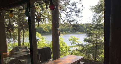 Private spacious lakefront pet friendly lodge on 300 acres,swim hike fish relax!