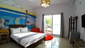 標準雙人房 | 遮光布/窗簾、免費無線上網、床單