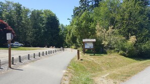 Parkering på området