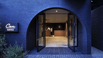 Front of property – evening/night