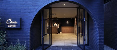 Front of property - evening/night