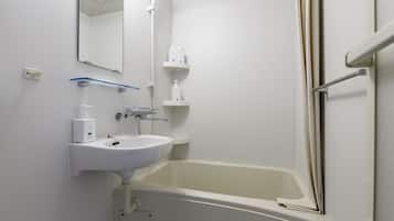 Bồn tắm và buồng tắm vòi sen riêng, đồ dùng nhà tắm miễn phí