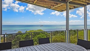 Ferienhaus, 3 Schlafzimmer | Blick vom Balkon