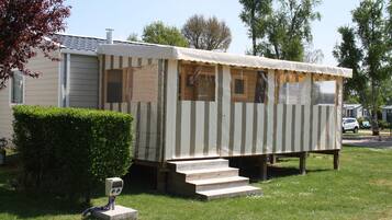 Mobile Unterkunft, 3 Schlafzimmer | Terrasse/Patio