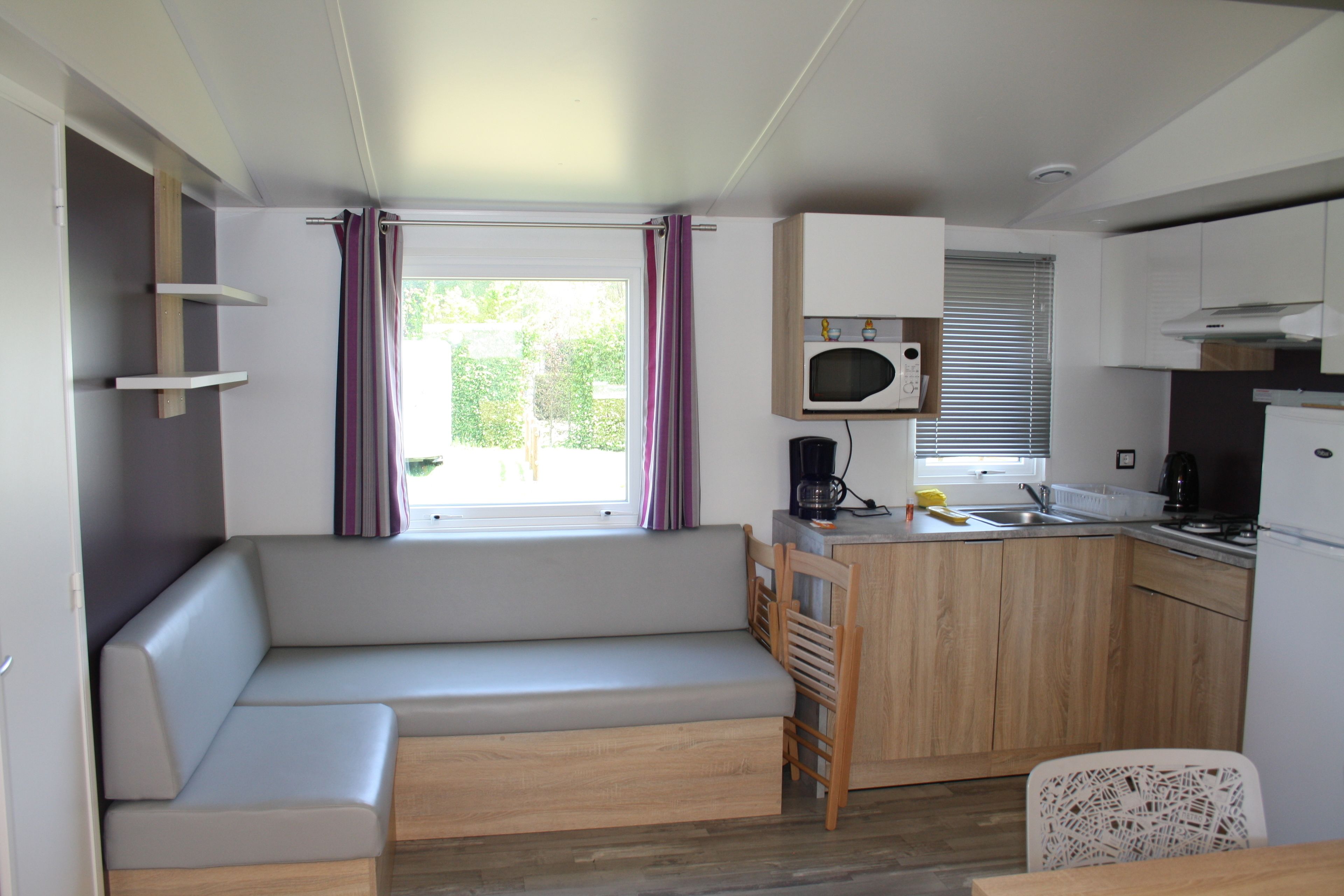 Mobile Home, 3 Bedrooms | Living area | Flat-screen TV