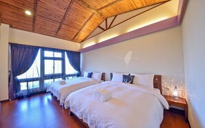 Mountain view  Quadruple Room | Desk, blackout drapes, free WiFi, bed sheets