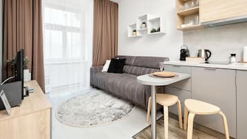 Apartamento junior | 1 dormitorio, escritorio, cortinas opacas