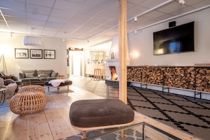 Sala de estar en el lobby