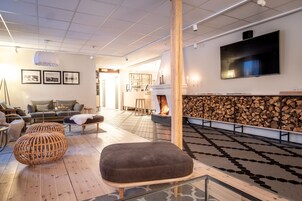 Sala de estar en el lobby