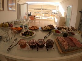 Daily buffet breakfast (EUR 15 per person)