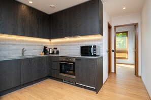 公寓, 1 間臥室 | 私人廚房 | 電冰箱、微波爐、烤箱、爐台