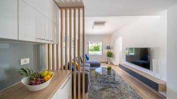 Apartemen Premium | Dapur pribadi | Lemari es, oven, kompor, dan ketel listrik