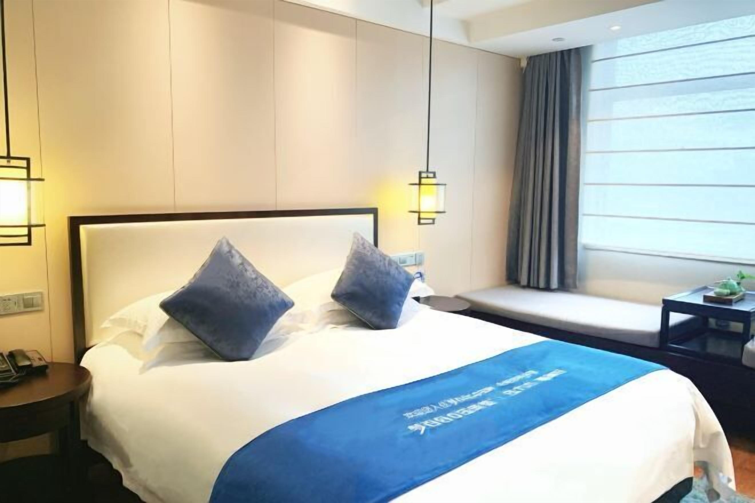 Desk, blackout curtains, cots/infant beds, rollaway beds