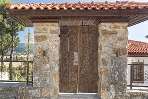 Entrada de la propiedad