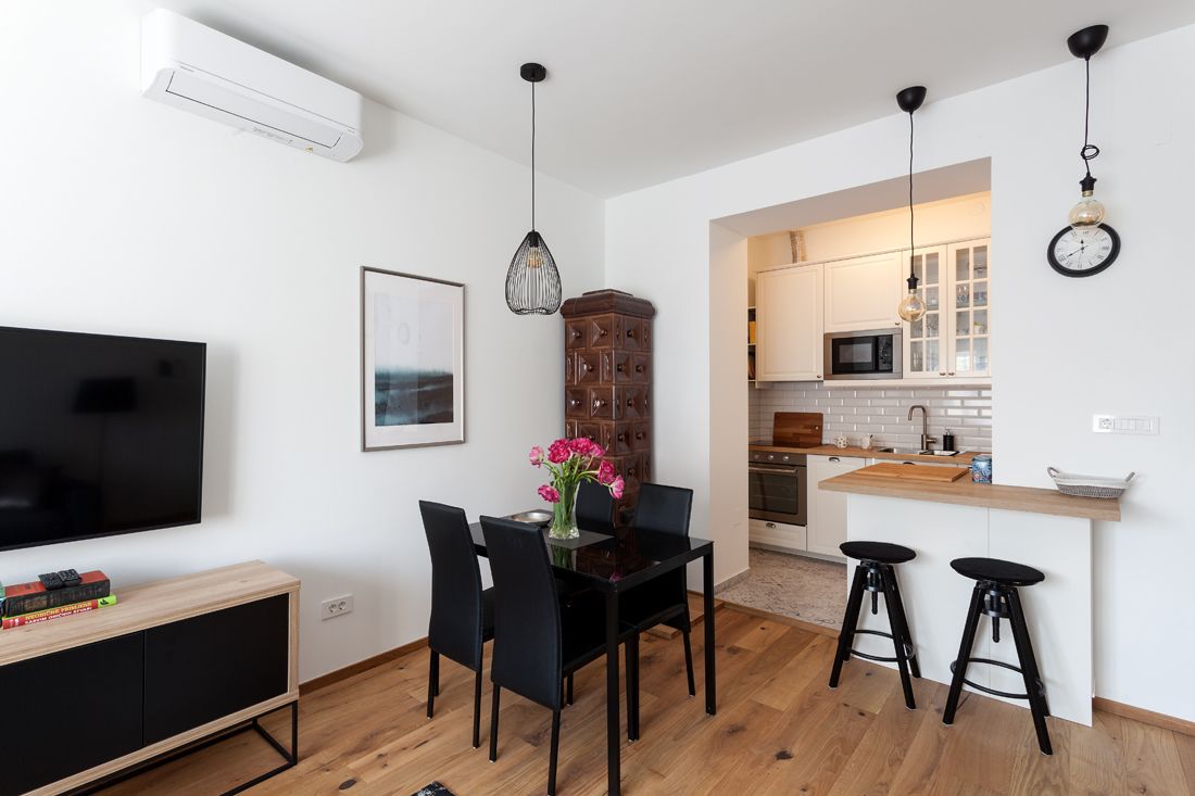 Standard-Apartment | Wohnbereich | Flachbildfernseher