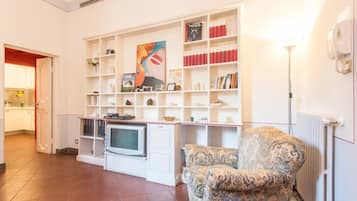 Apartment, 4 Bedrooms | Living area | TV