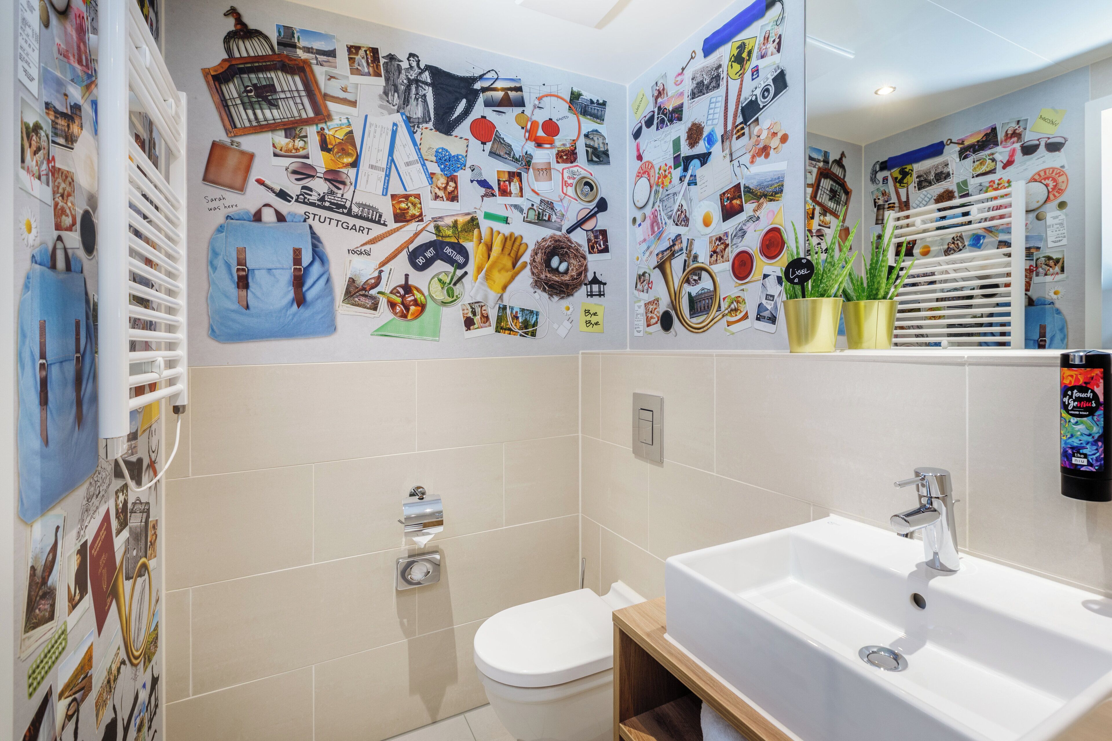 shower, free toiletries, towels