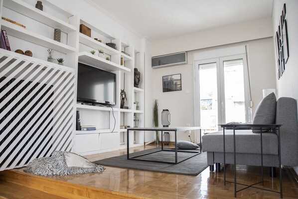 Appartement | Coin séjour | Télévision à écran plat