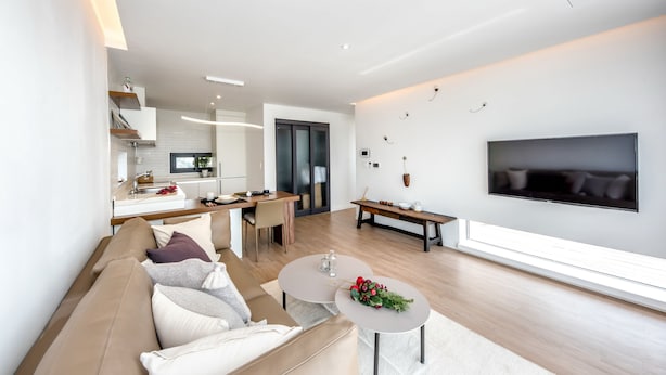 Living area - The Aewol House (Jeju City)