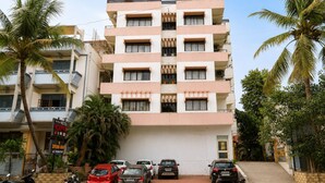 Overnatningsstedets facade