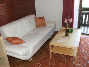 Doppia familiare, vista montagna | Soggiorno