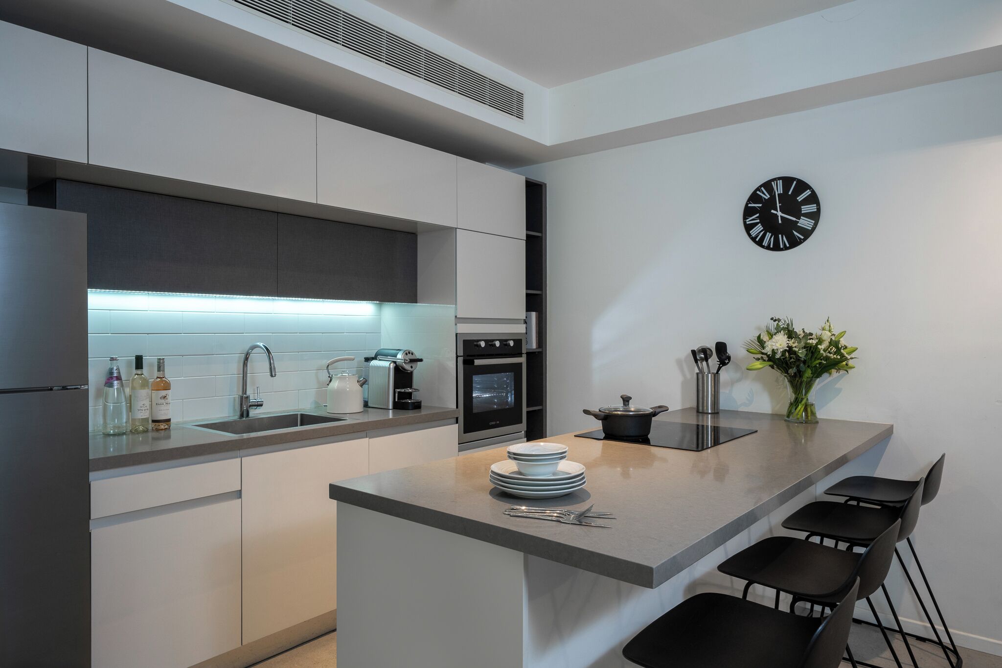 Apartment, 2 Bedrooms, Balcony | Private kitchen