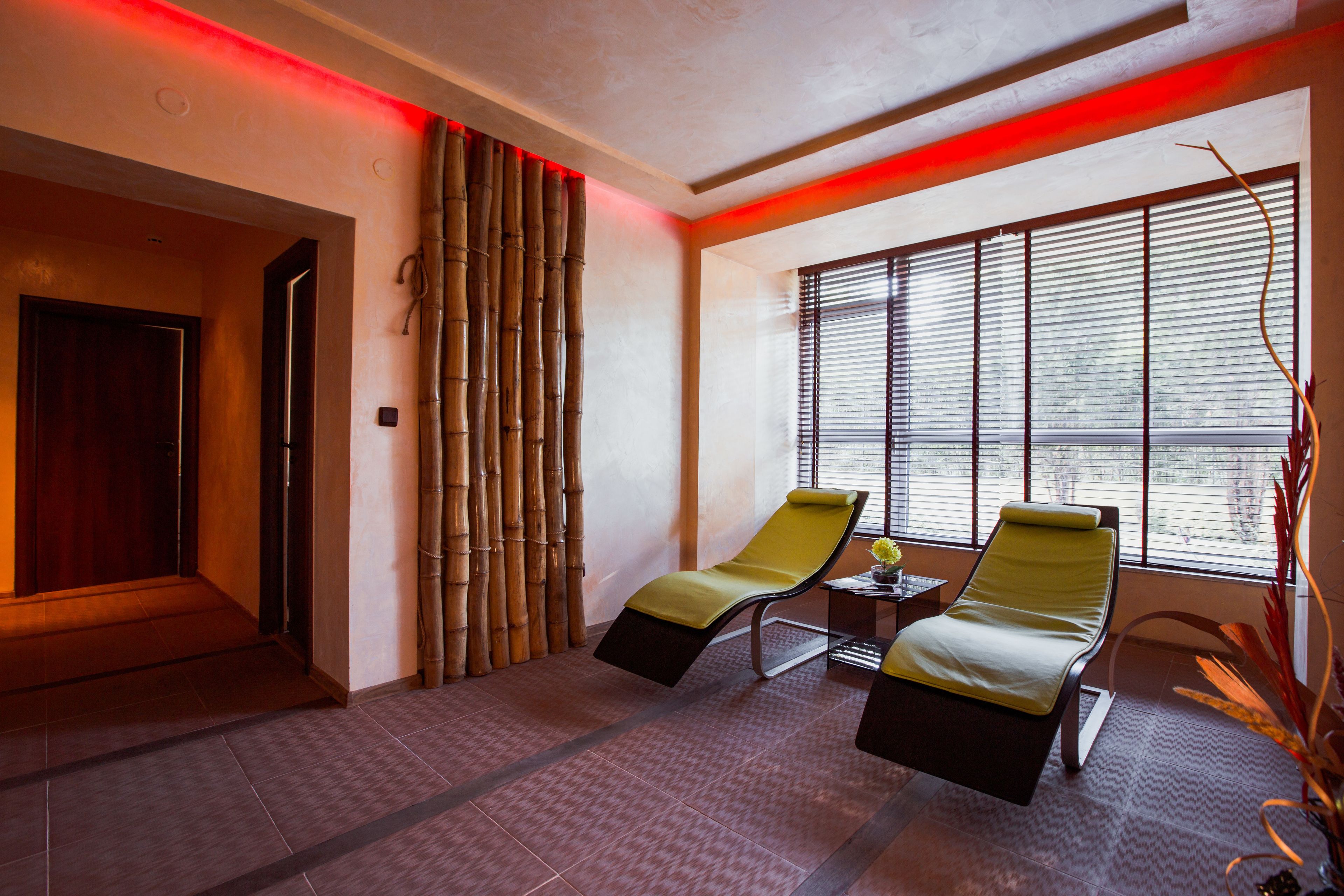 sauna, hot tub, steam room, mud baths, deep-tissue massages