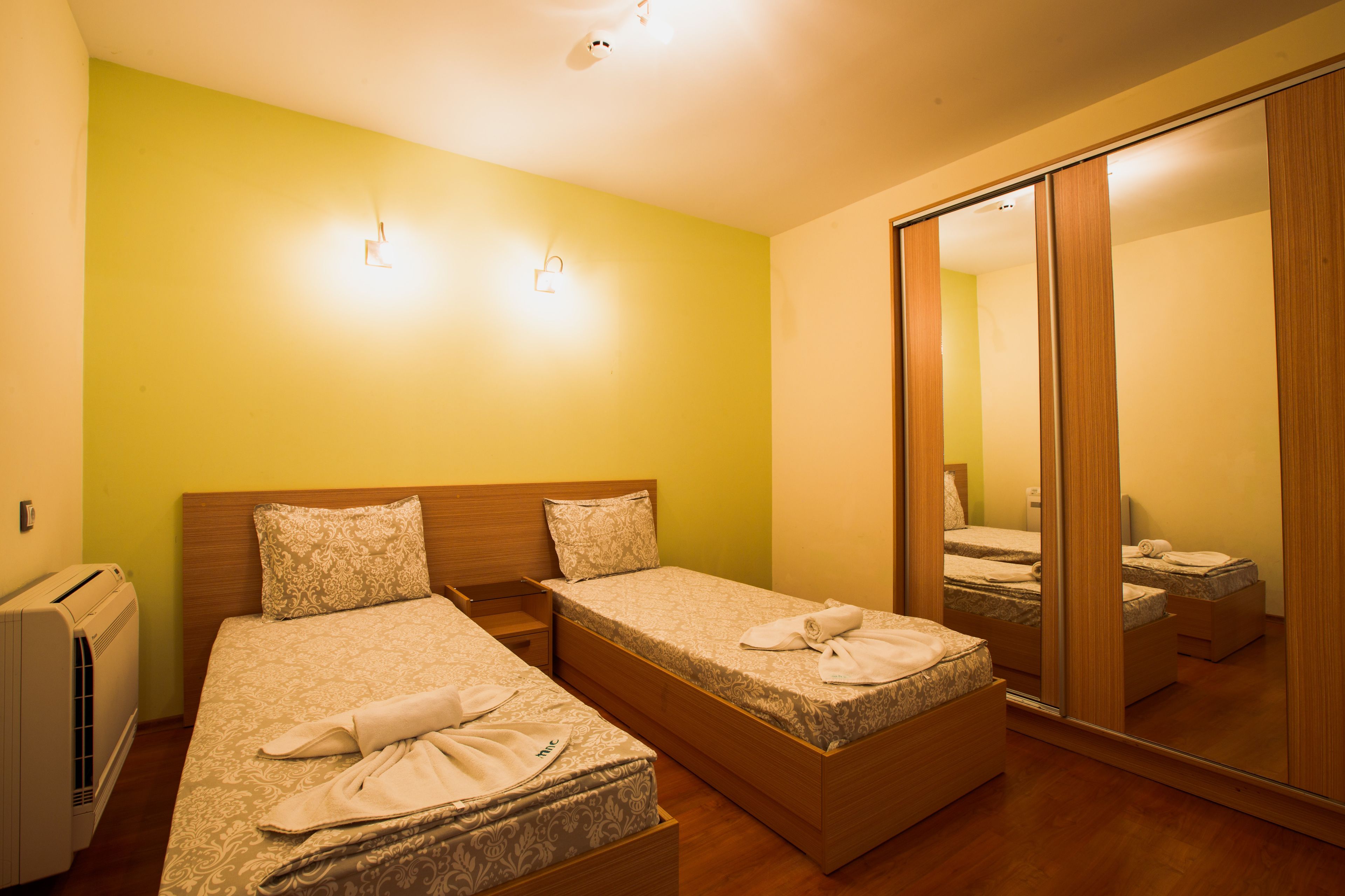 comfort apartment, 2 bedrooms | desk, laptop workspace, blackout curtains, iron/ironing board