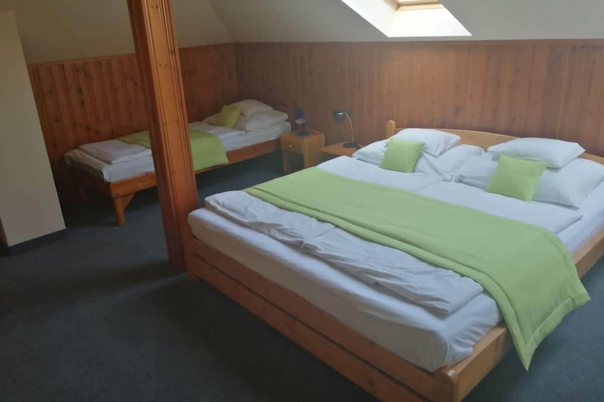 Klassieke loft | Een minibar, een bureau, verduisterende gordijnen, geluiddichte muren
