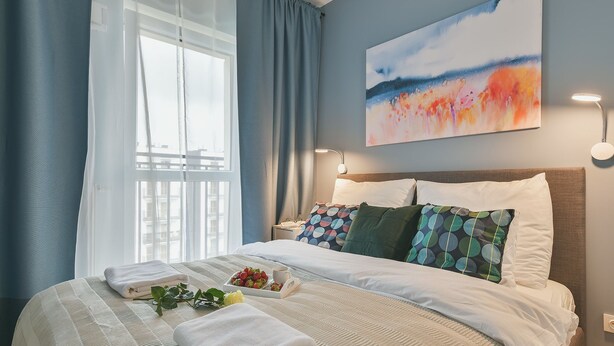 Business Apartment | 1 bedroom, laptop workspace, soundproofing, iron/ironing board