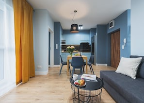Living area - P&O Apartments Wagonowa (Warsaw)
