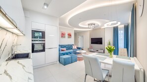 Apartemen (6 - Jelitkowska 77) | Area keluarga | TV layar datar