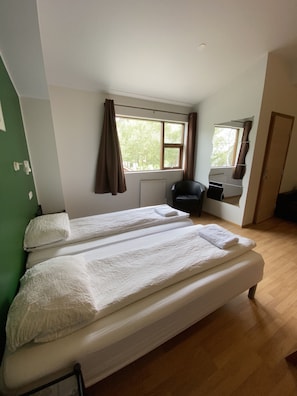 Quadruple Room, Private Bathroom | View from room - Hörgsland Guesthouse (Kirkjubaejarklaustur)