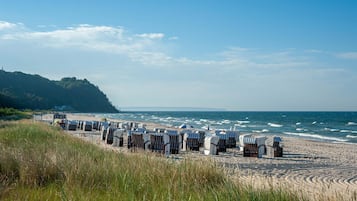 Vlak bij het strand