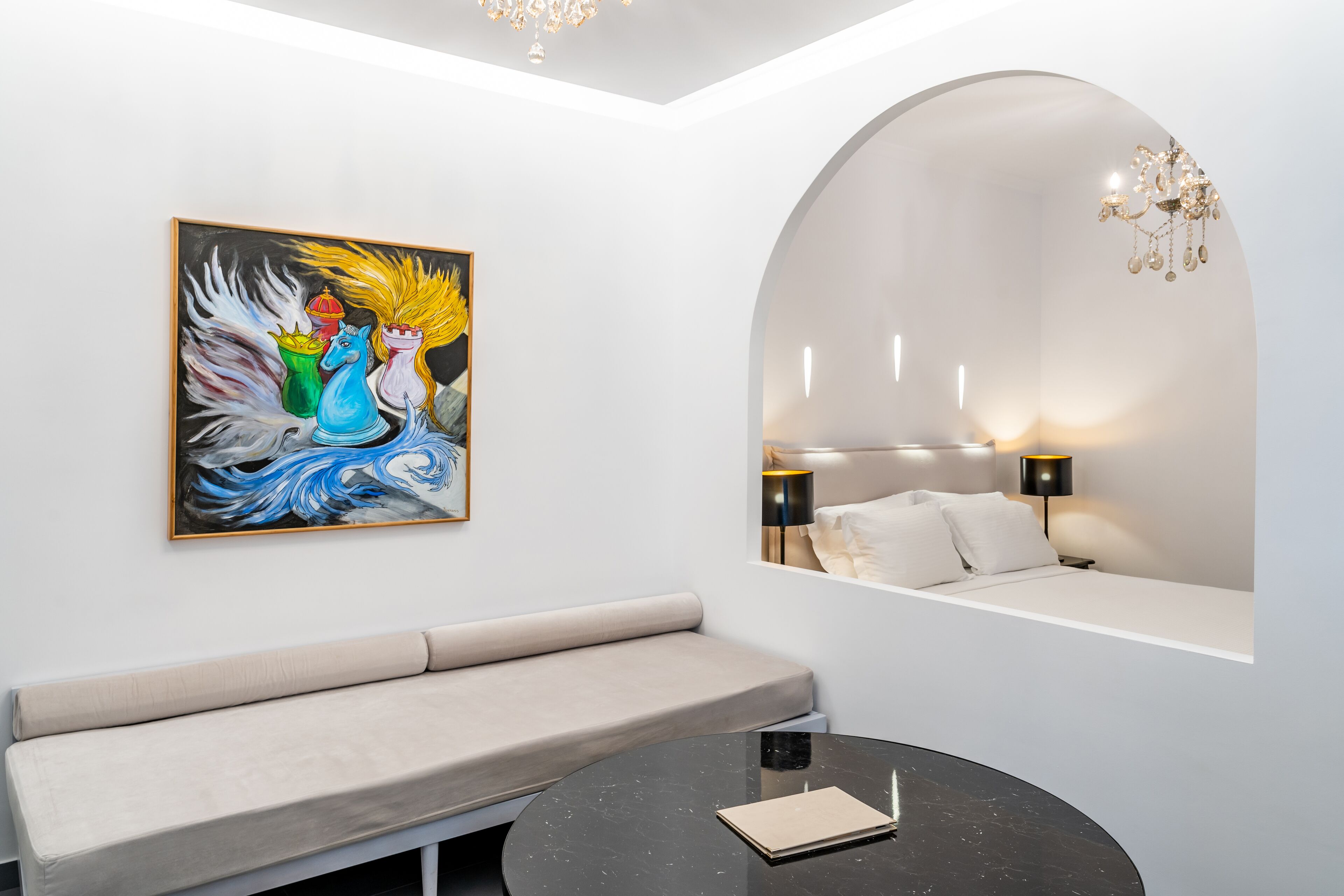 Executive Suite with Sea View (Outdoor Jetted Tub) | Ropa de cama de alta calidad, caja fuerte, escritorio y cortinas opacas