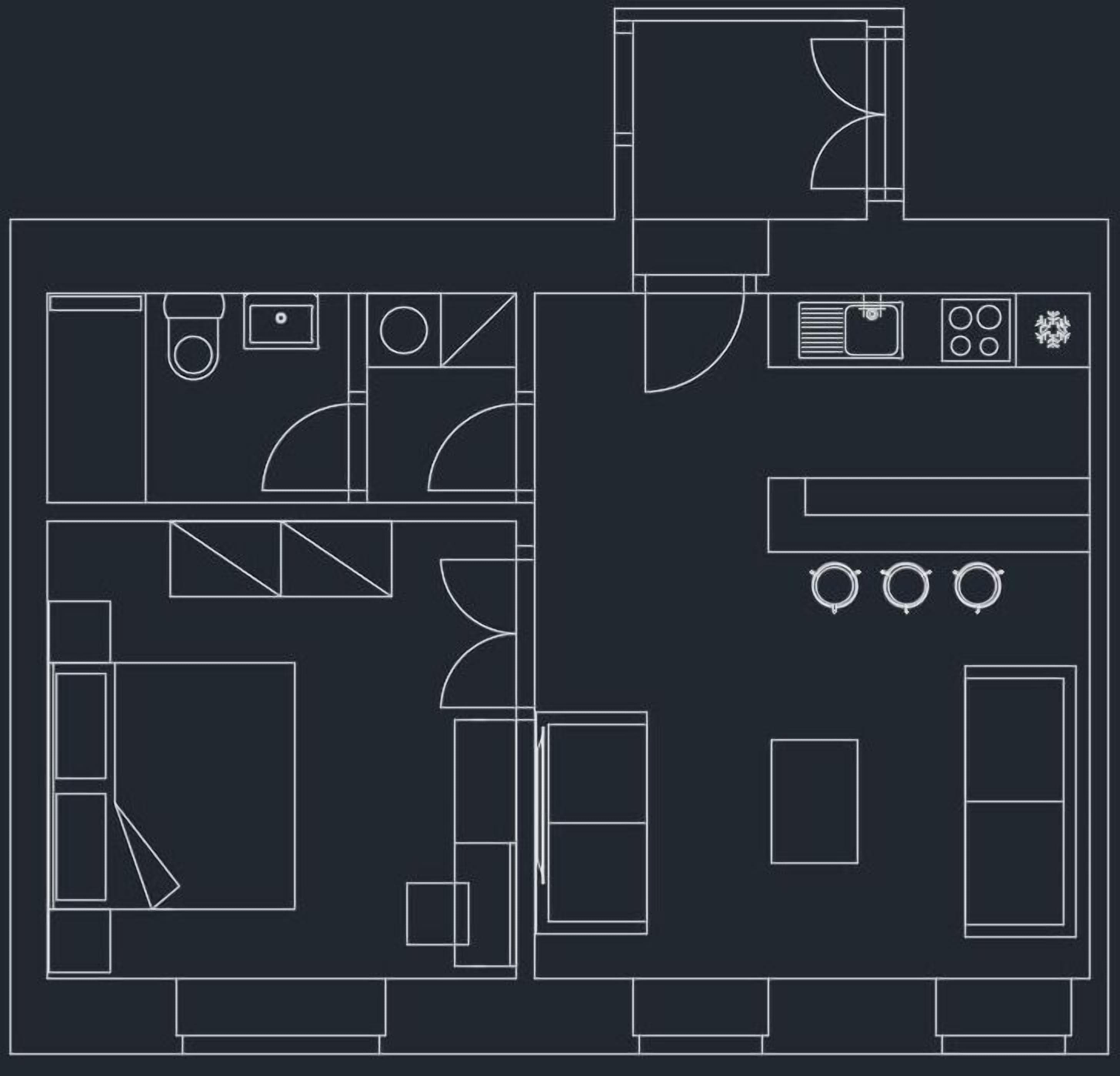 classic suite, 1 bedroom | floor plan