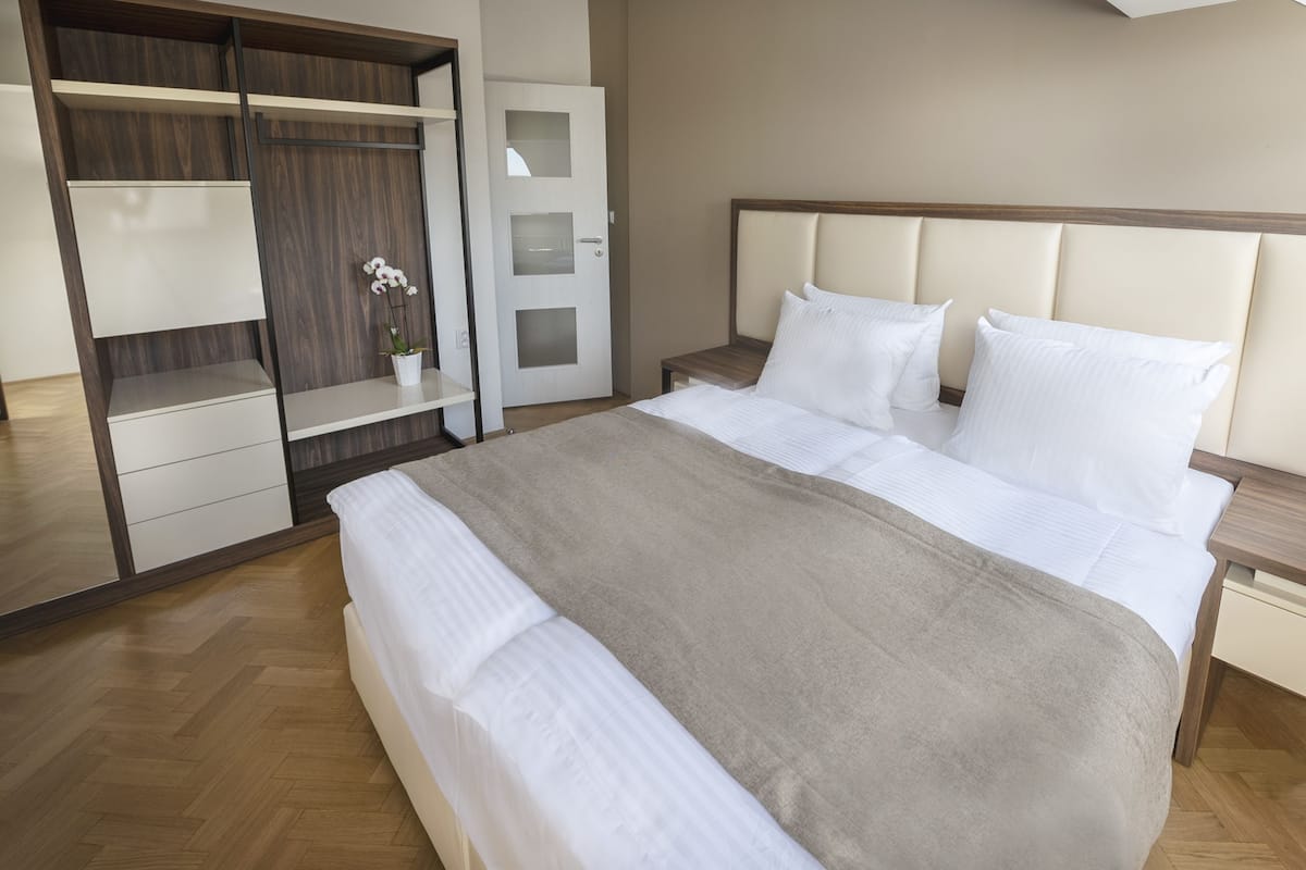 Attico Executive, 4 camere da letto (Rooftop) | Biancheria in cotone egiziano, biancheria da letto di alta qualità