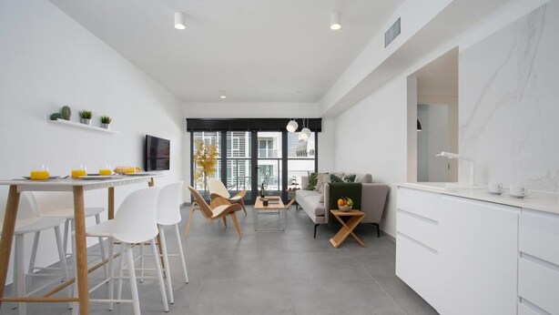 Apartemen Desain, 2 kamar tidur | Dapur pribadi