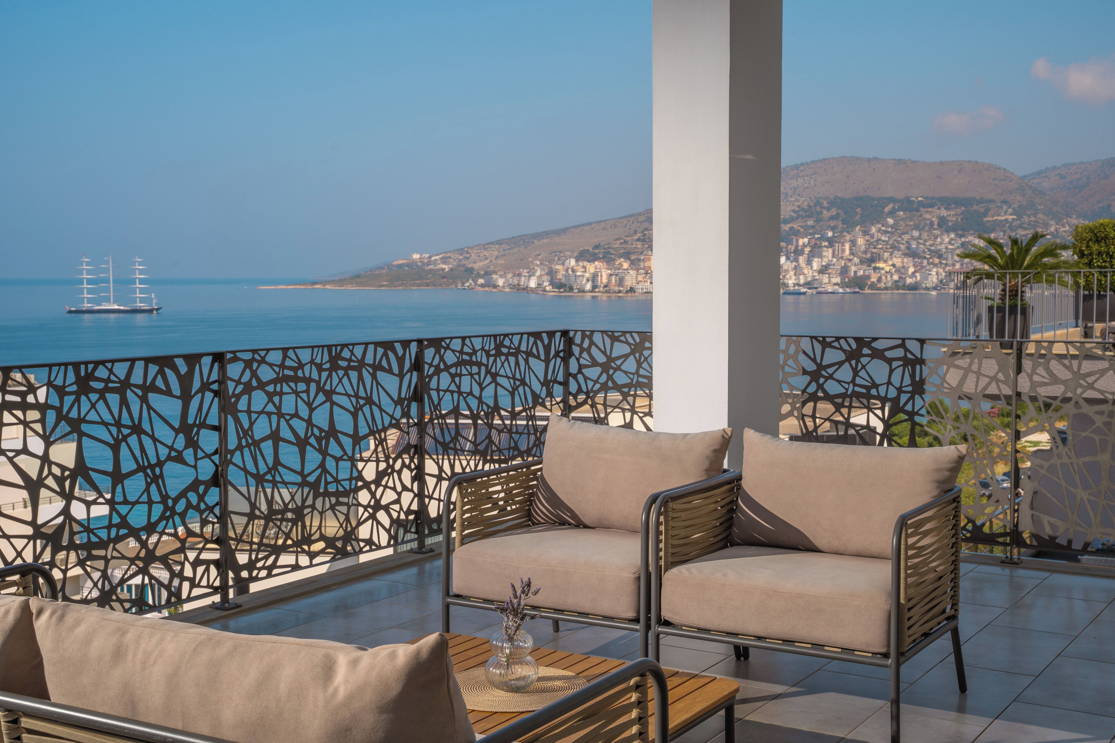 Glow Suite, Terrace, Sea View | Balcony view