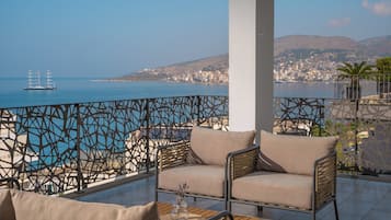 Glow Suite, Terrace, Sea View | Balcony view