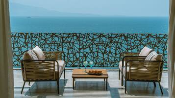 Glow Suite, Terrace, Sea View | Balcony