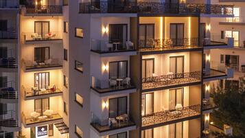 Front of property - evening/night