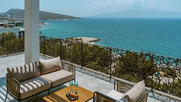 Glow Suite, Terrace, Sea View | Balcony view