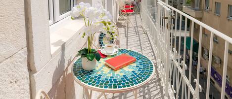 Deluxe dubbelrum eller tvåbäddsrum - balkong | Terrass/Patio