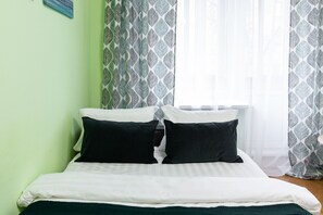 Laptop workspace, iron/ironing board, free cots/infant beds, free WiFi